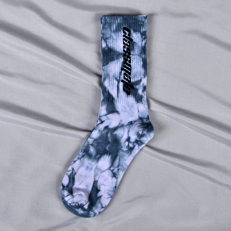 Girls Tie Dye Socks Female Cotton Socks Tide Casual Socks Male Socks